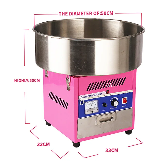 Hot Sales  Candy Floss Machine Cotton Candy Machine Commercial popcorn and candy floss machine