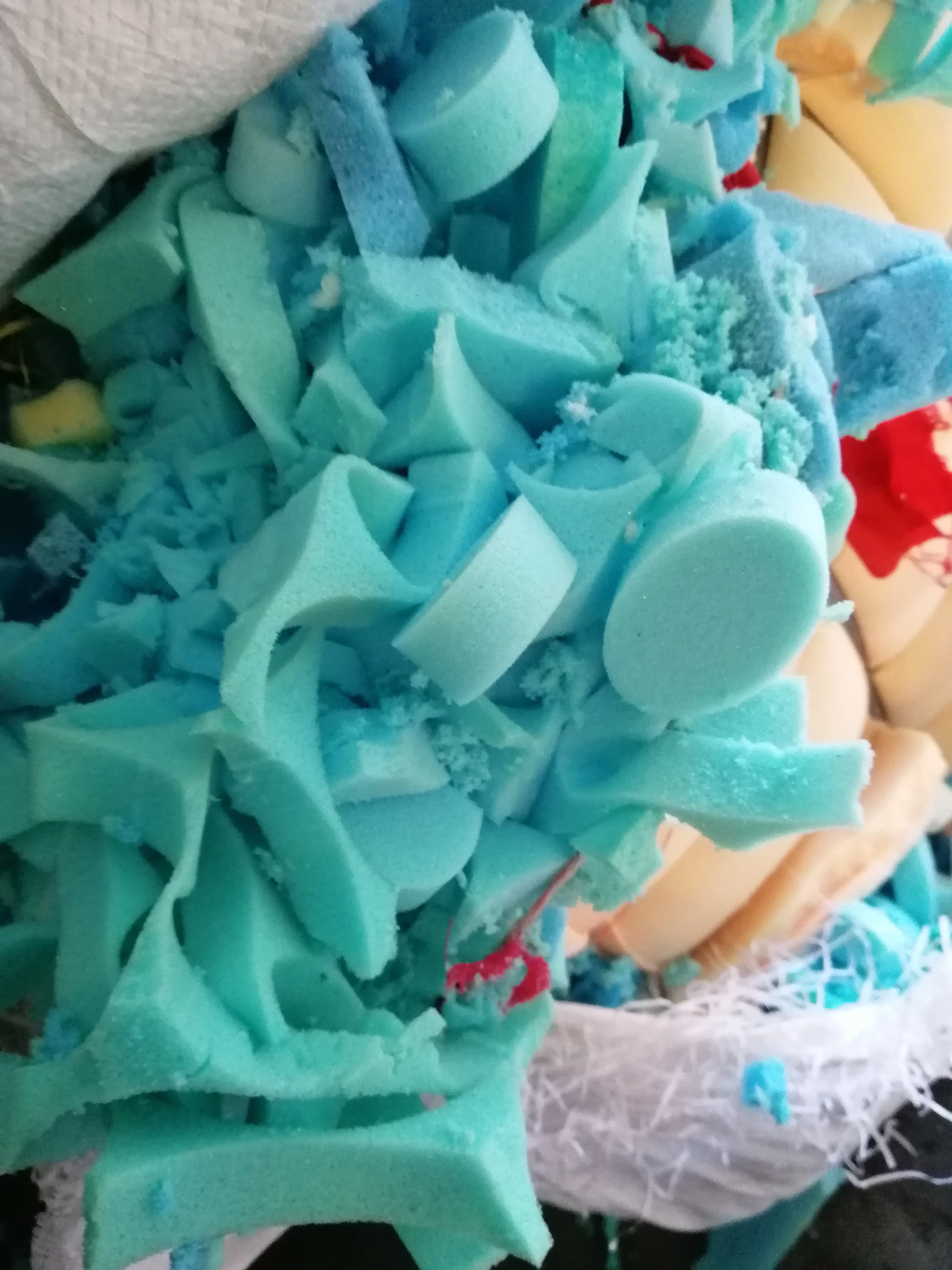 high quality waste foam sponge scrap for rebond mattress/sofa/bed Recycled Plastic Furniture Foam Sponge Scrap