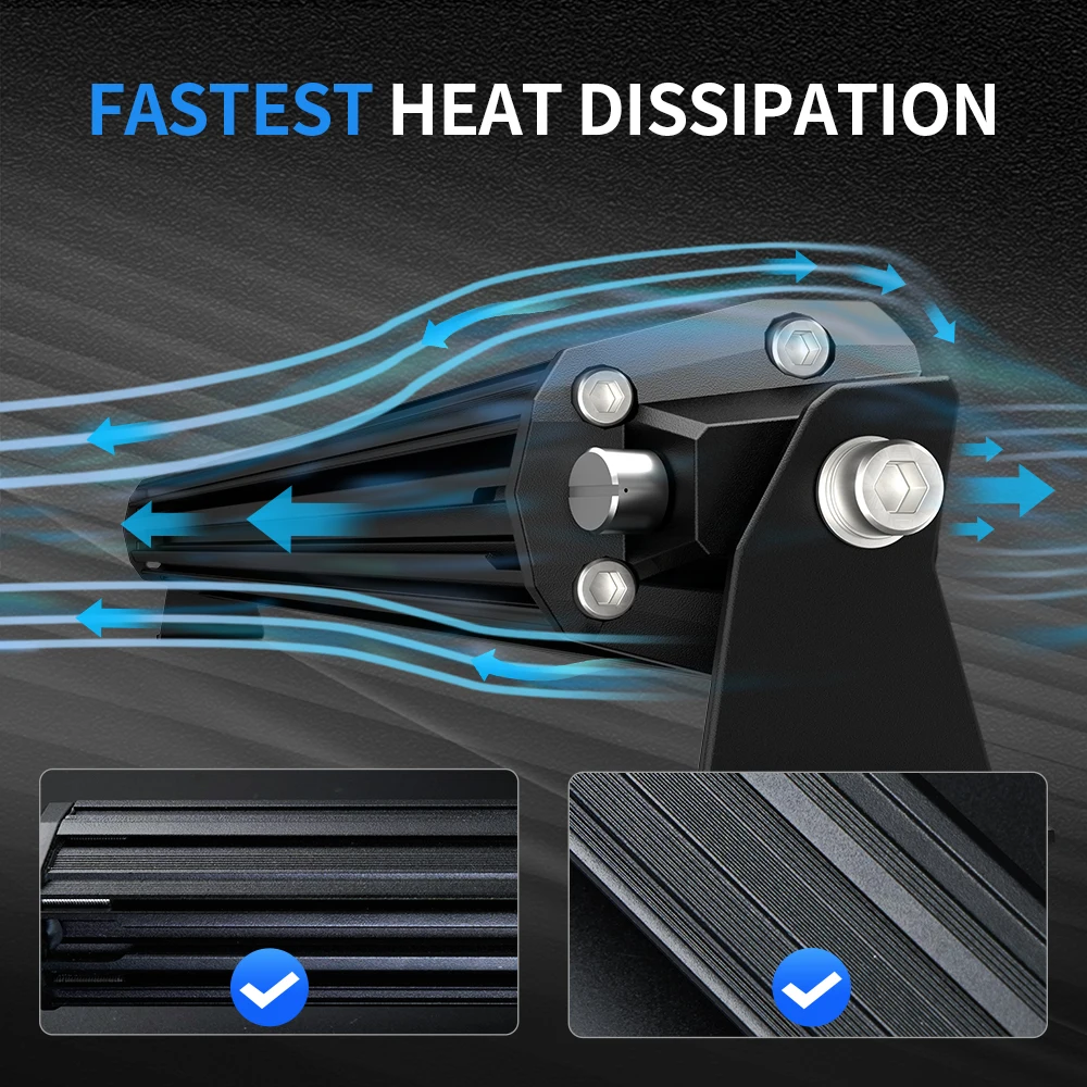 Аврора США дизайн Безвинтовой супер тонкий Однорядный светодиодный светильник 22 дюйма 100 Вт 4x4 внедорожник светодиодный светильник грузовик UTV