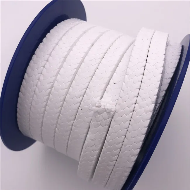 mechanical ptfe packing seal high temperature braided gland packing seal pure ptfe packing