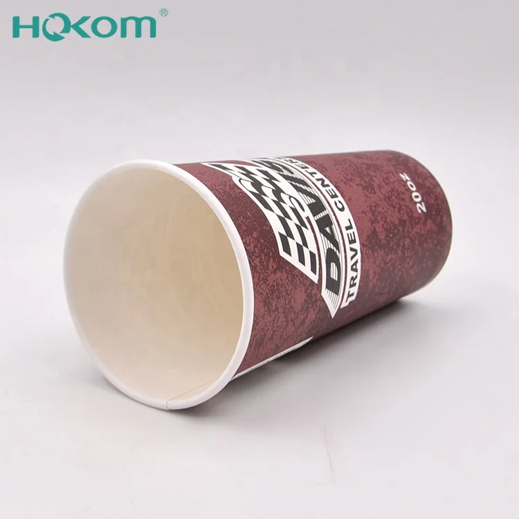 pe coated disposable 12oz paper cup blank for cold drink