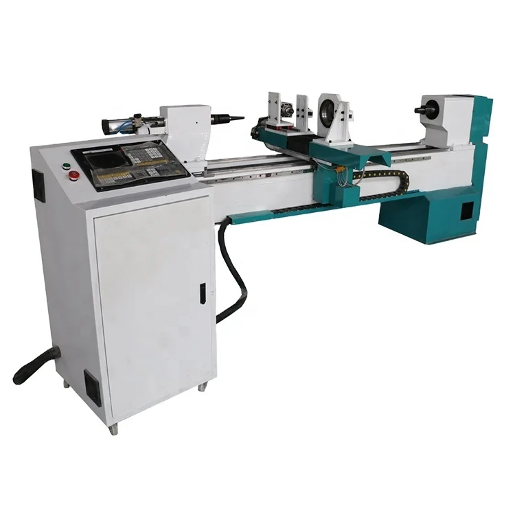 Factory price Manufacturer Supplier 0.2 accuracy Innovation baseball bat make machine cnc wood lathe machine for table legs