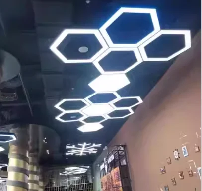 hot selling 2022 new honeycomb hexagonal wall lamp dimmer led touch light quantum lights connector