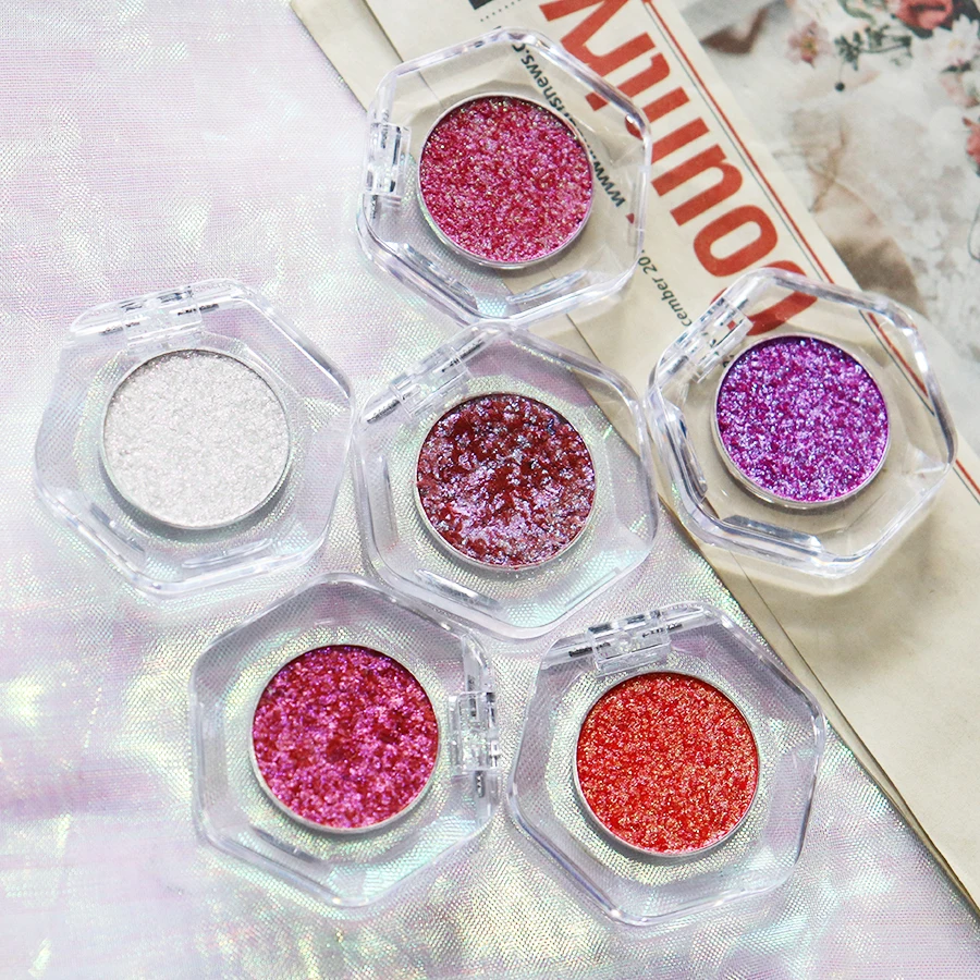 New Shimmer Vegan Individual Duo Chrome Eye Shadow Powder Single Chameleon Eyeshadow Palette for Cosmetic Makeup