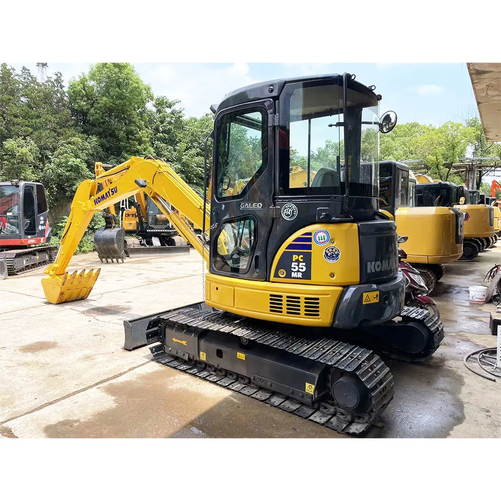 China Used 1 5t Excavator Sale Second Hand PC55 Komatsu Earth Mini Excavator