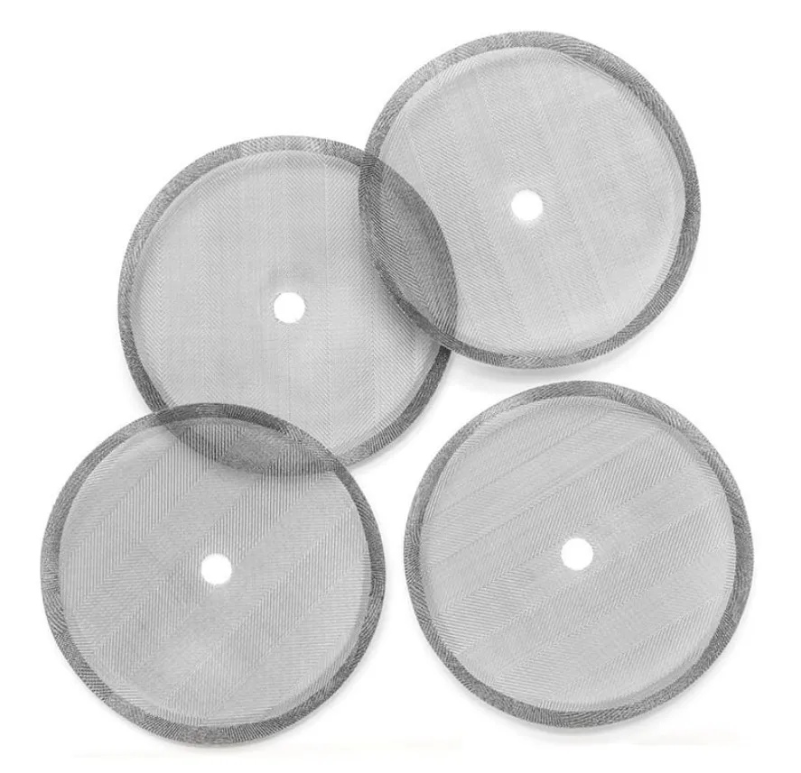 58.5mm Stainless Steel Coffee Filter Plate Filter Mesh Screen Replacement Part