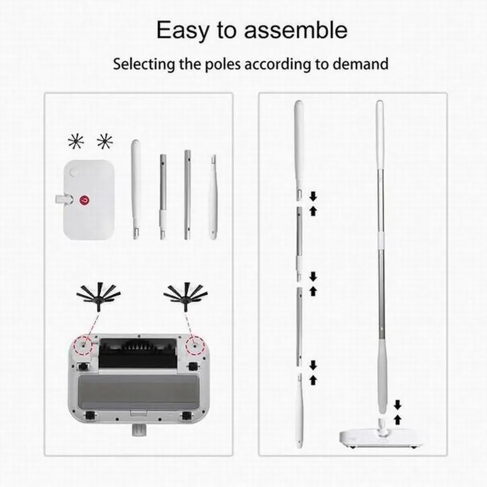 
Smart handheld carpet cleaning machine recharge automatic floor cleaner 