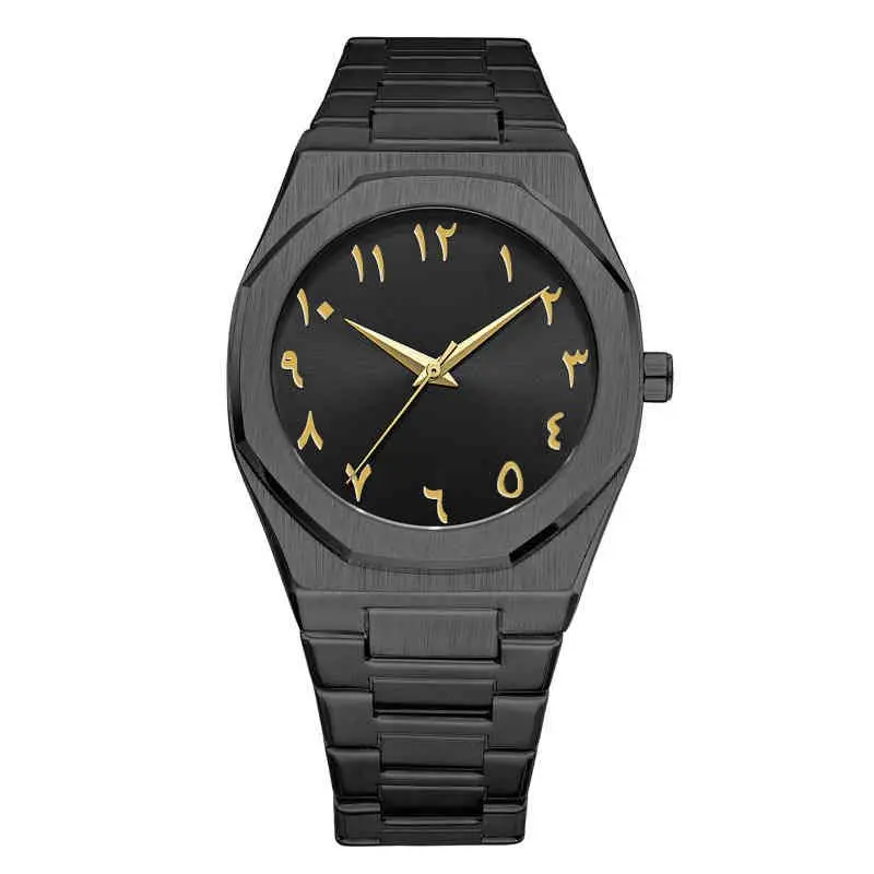 OEM New Style 3ATM Waterproof Men Luxury arabic numerals dial wrist watch stainless Steel Men Quartz Wirs Watches For Men
