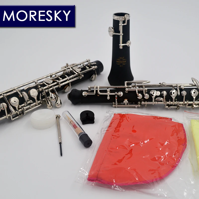 MORESKY Professional C Key Fully Automatic Oboe Semi-automatic Style Cupronickel  nickelplate S11