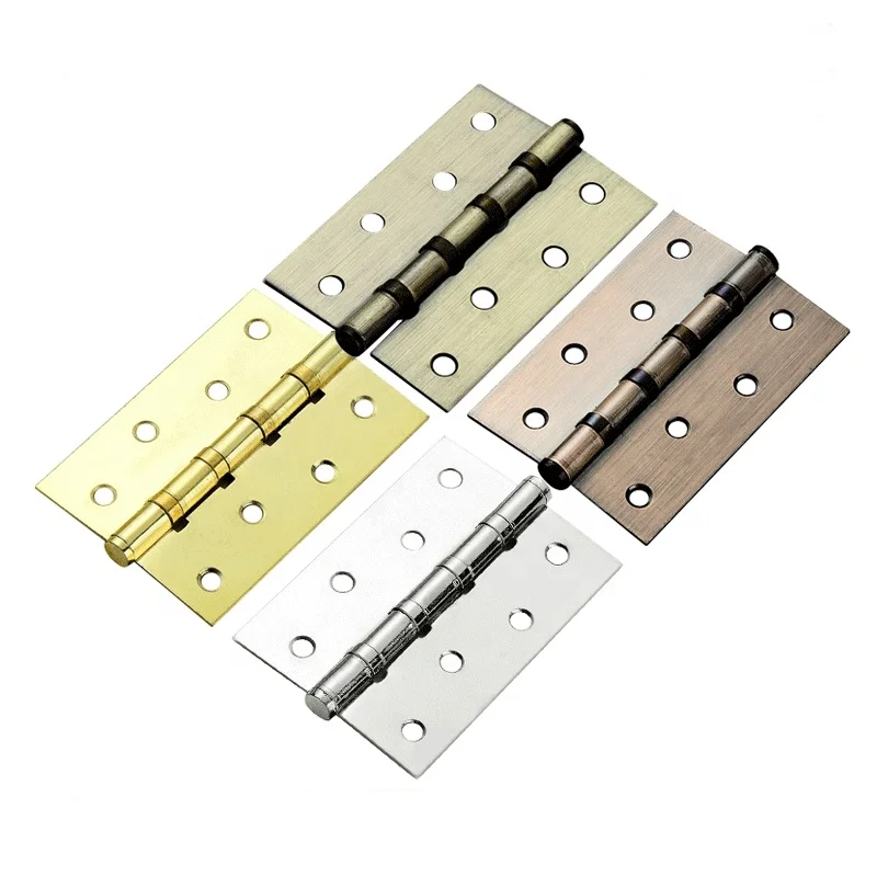 New Arrival High Quality Welding Flat Head Door Window Hinges 4 Inch Thicken Stainless Steel Swing Door Hinges For Wooden Door