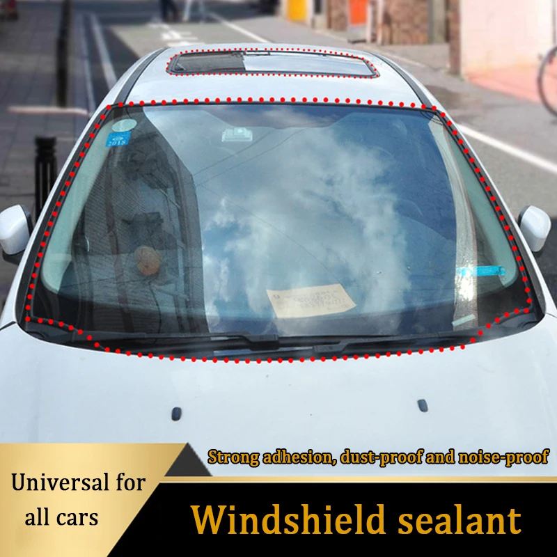 Silicone sealant for auto glass sealant polyurethane PU adhesive windscreen repair kit for windshield repair  car glass