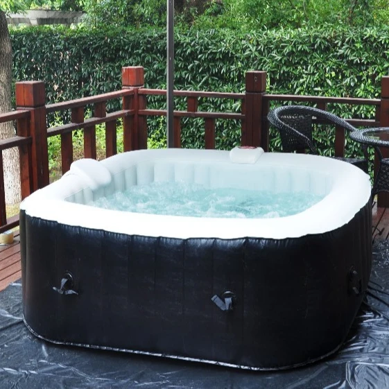 Гигантский спа 4 лицо спа плавательный бассейн гидромассажная Ванна надувная лодка