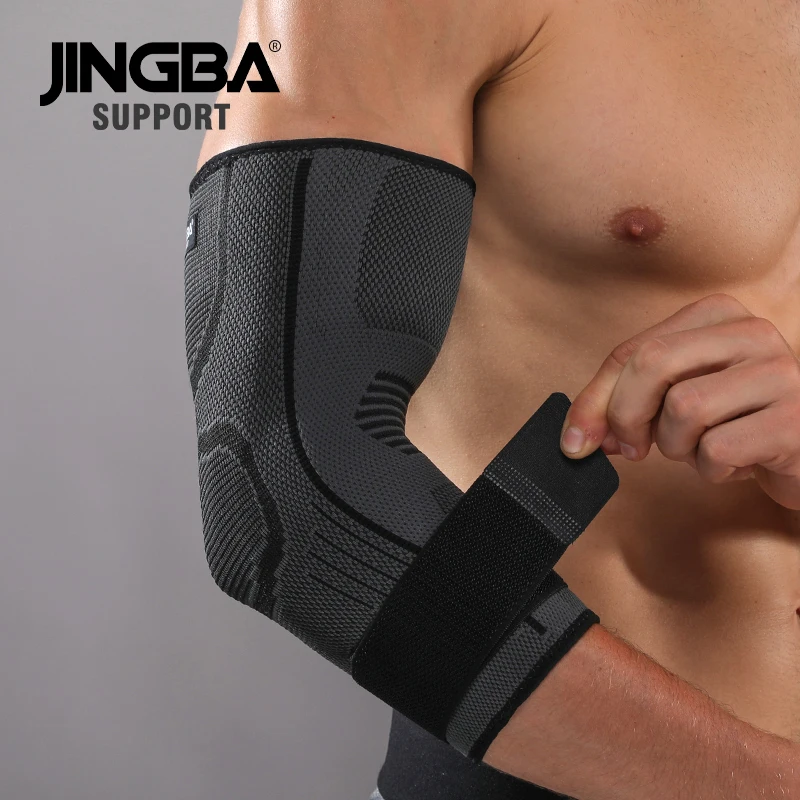 JINGBA 01304 нейлоновая Поддержка локтя дышащая защита для верховой езды бега спортивная пользовательские мотоциклетные