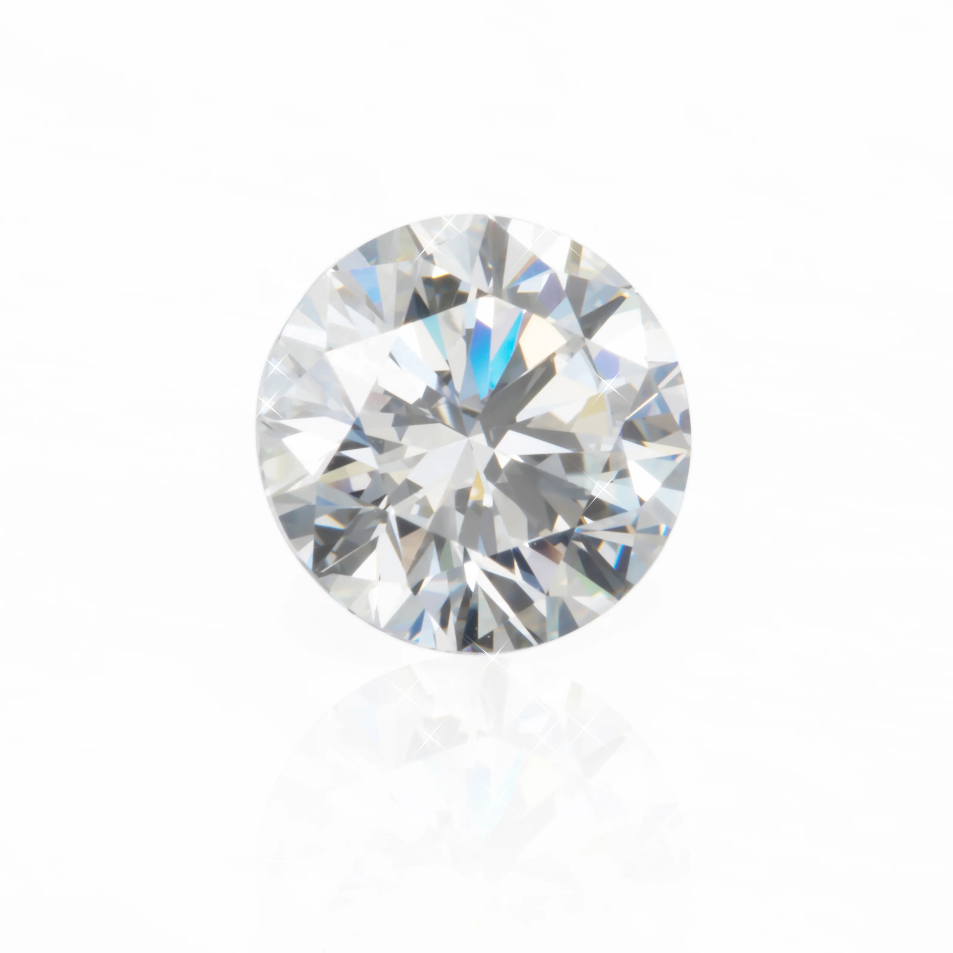 0 5ct 1.0 ct D Color VVS 5.0mm 6.5mm Moissanite Stone Factory directly Sale Moissanite