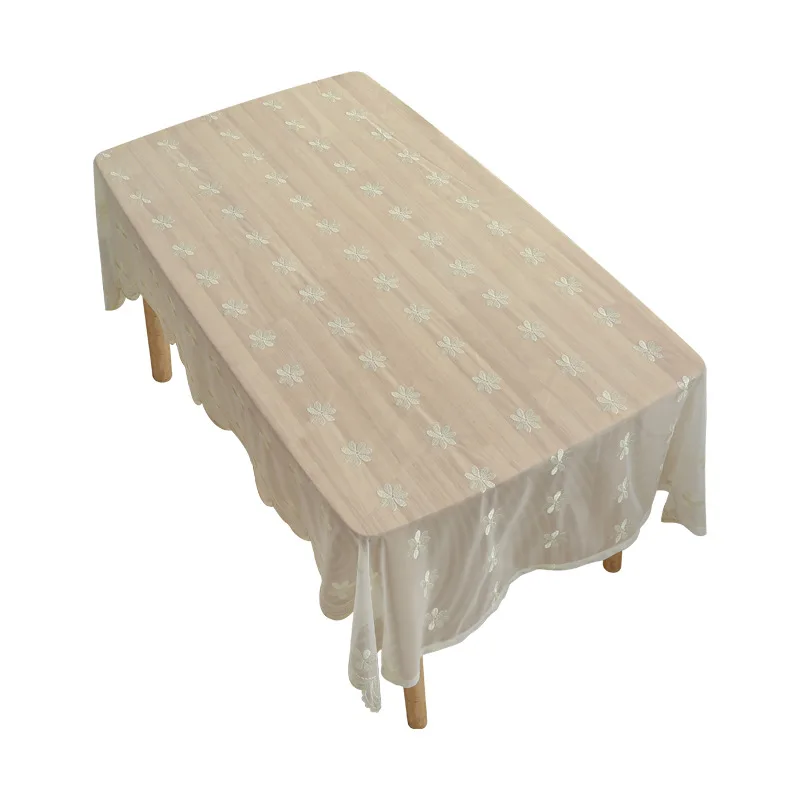 100%polyester lace  tablecloths TA076