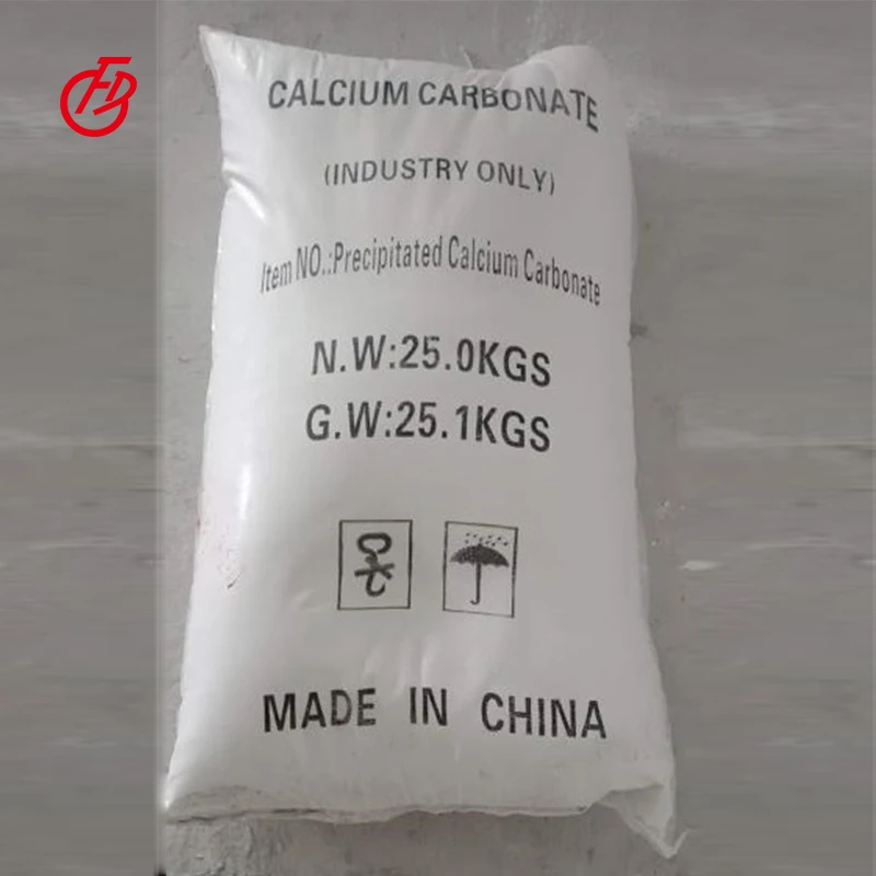 Calcium Carbonate Light 96% Min White Powder Caco3 Fengda CAS NO. 471-34-1 Calcium Carbonate