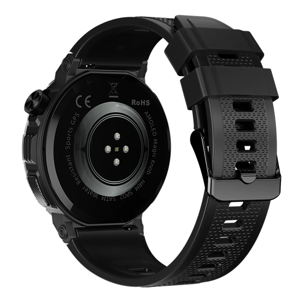 2024 LG103 Smart watch 1.43Inch AMOLED Flashlight outdoor sport BT Call smartwatch for 5ATM waterproof smart watch for men