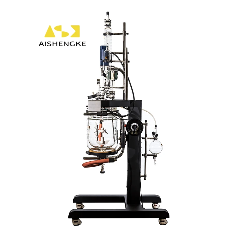 ASK 234  Borosilicate 3.3 Jacketed Reaction Beaker In Glass Reactor