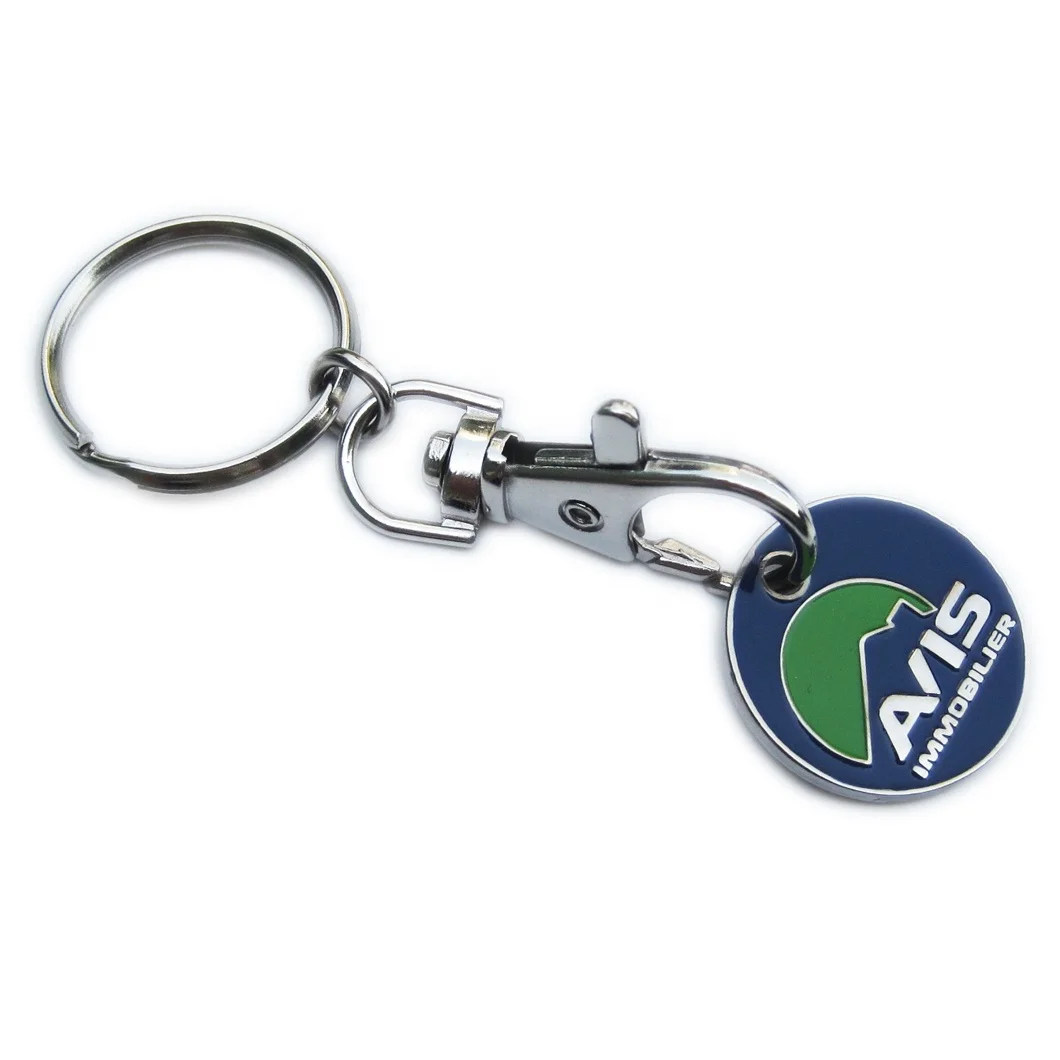 cheap iron stamping logo euro custom token coin customized cugle coins keychain metal shopping cart coin for supermarket trolley