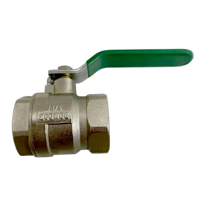 Factory Direct Sale High Quality Jd-4010 Compression Nickel Plated Female Thread Gas Ball Valve