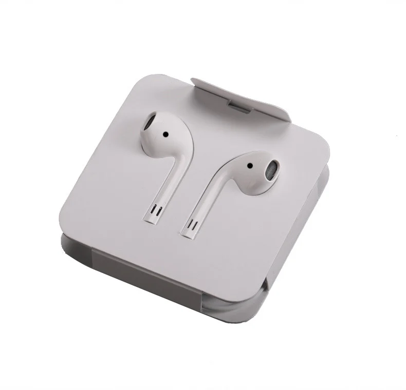 High quality original IC soft wired Earphones Earbuds headphones with microphone for iphone ipad for lightning interface headset