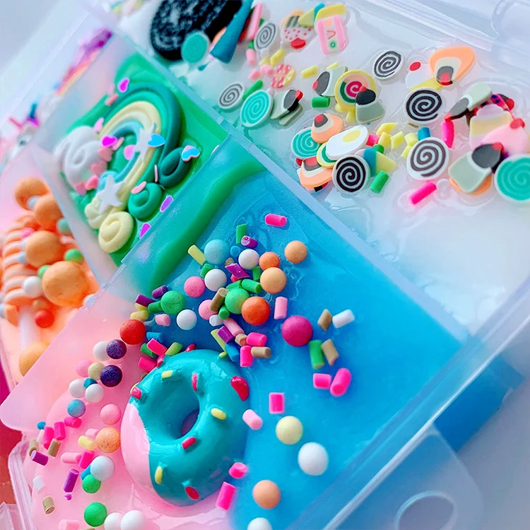 Amazon Hot Sale Sweet Candy DIY  Slime Sea World Crystal Slime