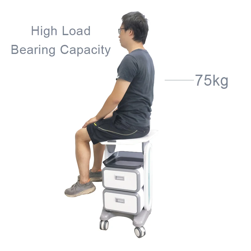 Professional Universal Utility Cart with Wheels  PMU Work Station Body Art Beauty Dental Trolley Lab Cart