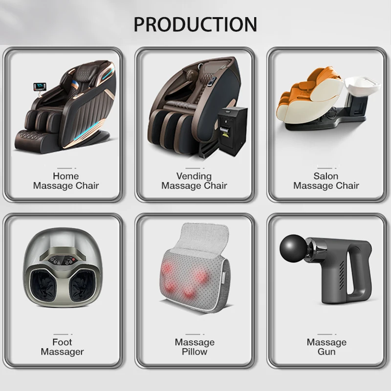 Full Body Airbags Luxury Smart Ai Speaker Electric Massage Chair Portable 4d Zero Gravity Foot Roll