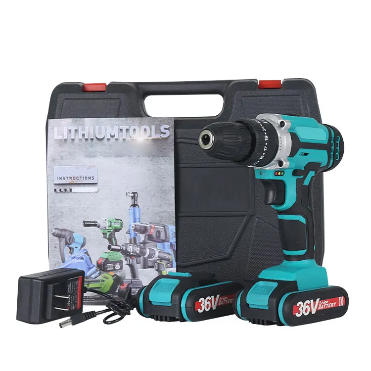  Taladro sin cuerda electrico de los taladros electricos del liio la buena calidad 36V fabrica