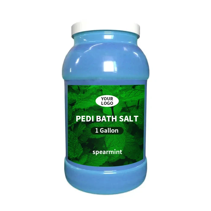 Private Label 1 галлон педикюр мелкая соль Педи Ванна для ног молоко мед Замачивание