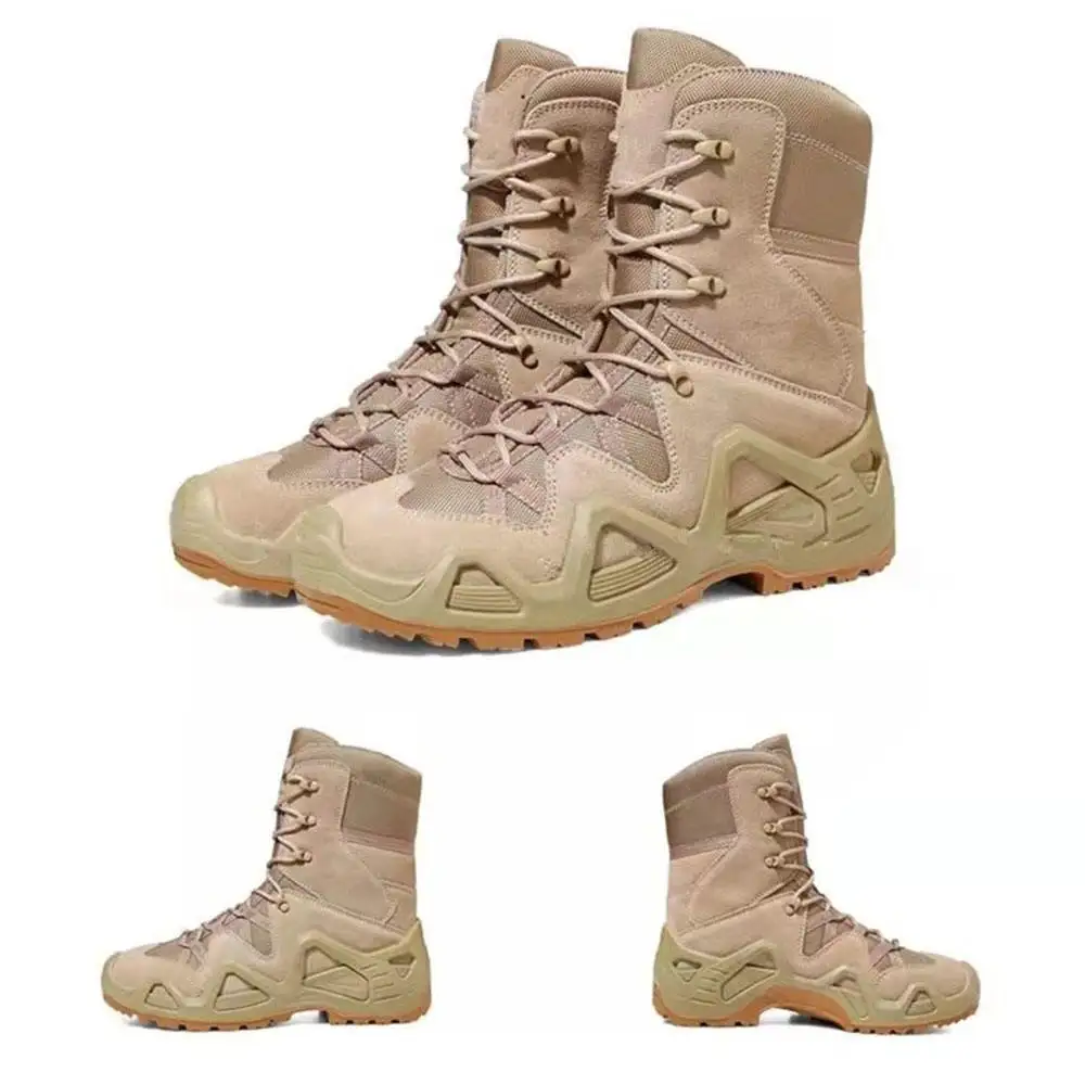 Outdoor Custom Factory Direct Low-top Shoes Wholesale For Men Jungle Boots Safe  Leather Ankle Climbing Tactical Boots