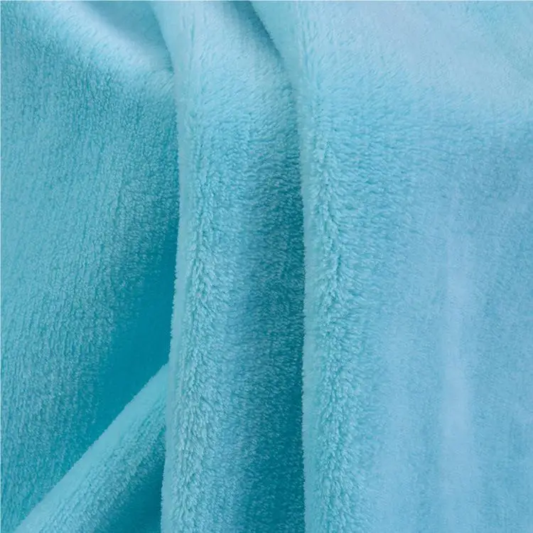 288F Coral Fleece Fabric 100% Polyester High Quality Material for Clothing and Home Decor