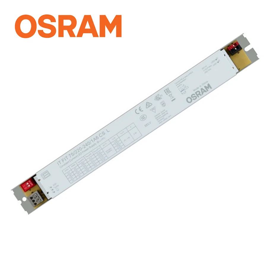 Привод Osram подходит для SELV 5-летний 18 Вт 40 60 75 линейный привод с железным корпусом