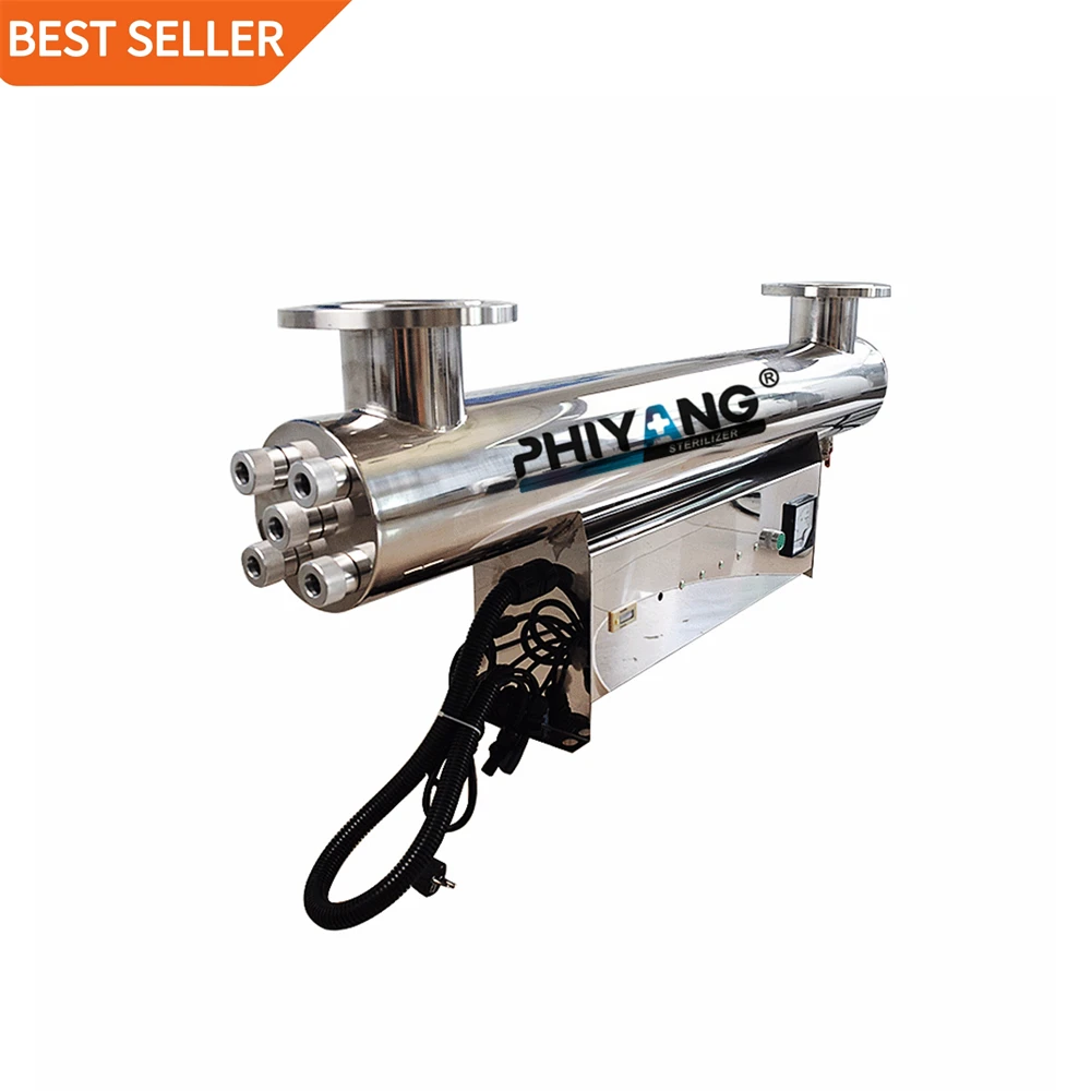Water Treatment Machine 96GPM 440W 254nm Stainless Steel  Water Purification System For Water Storage Tank