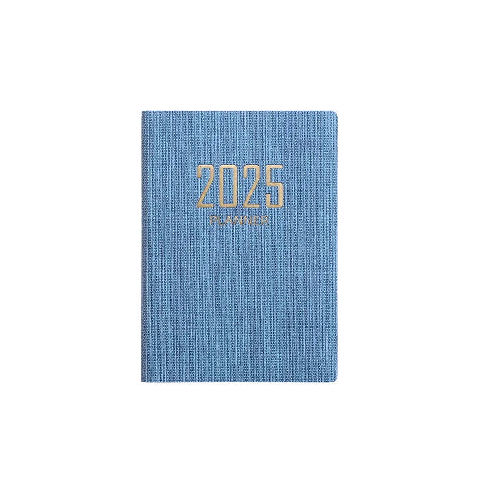 Hot Sales Cheap A7 Pocket 2025 Daily Weekly Planner Notepad Cute Diary To Do List Softcover Leather Notebook