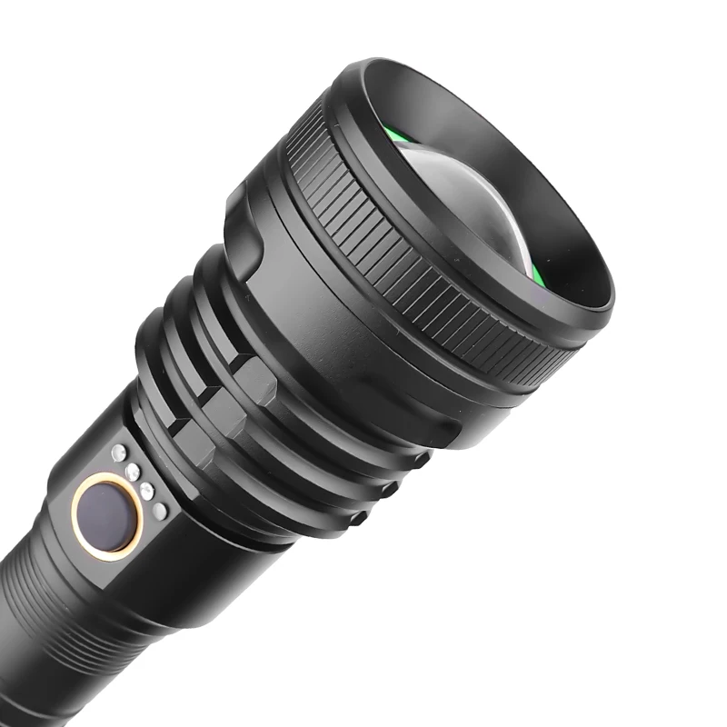 
High lumen military grade flashlight 20w 3000lm Xhp70 Hunting Japan High Power Torch Light 2km Distance Flashlight 