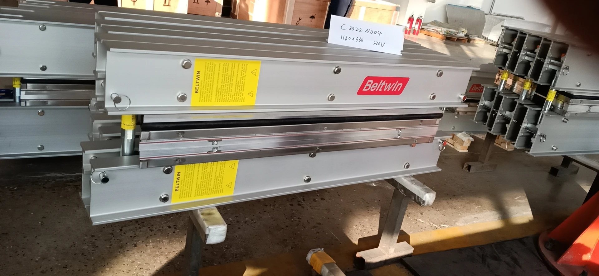 Beltwin DSLQ-S Sectional Type Rubber Conveyor Belt Welding Vulcanizing Machine with water pressure system