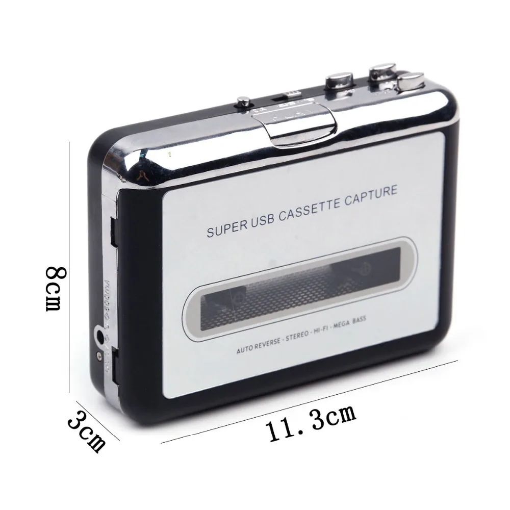 Портативный USB-Кассетный преобразователь в MP3