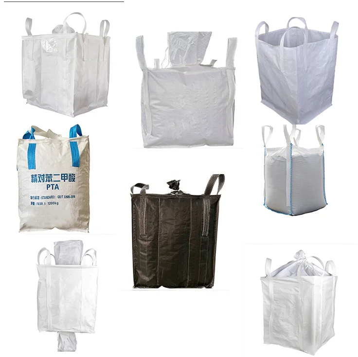 Водонепроницаемость HC, 1500 кг, 1 тонна, полипропиленовые трубчатые большие объемные пакеты, перерабатываемые пластиковые круглые пакеты Fibc Jumbo, производитель