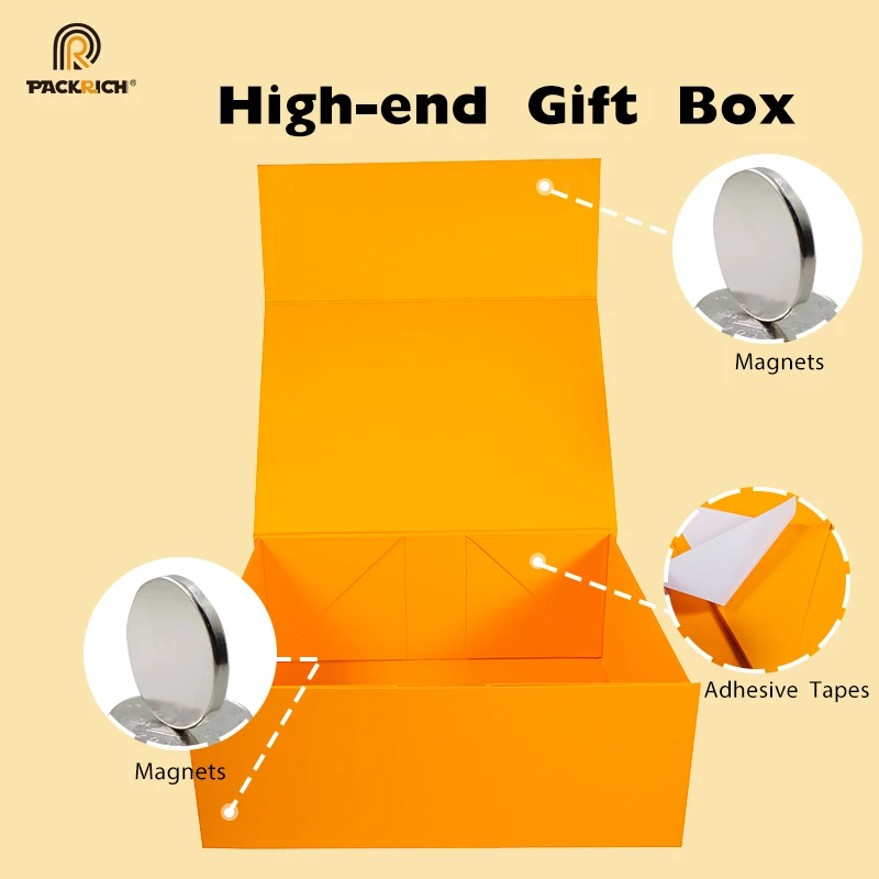 Luxury Drawer Recycle Kraft Corrugated Custom Logo Print Decoration Folding Gift Paper Box