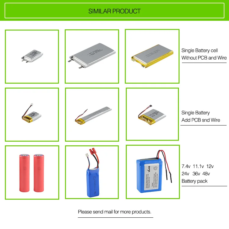 555152 3.7V lithium polymer battery lipo
