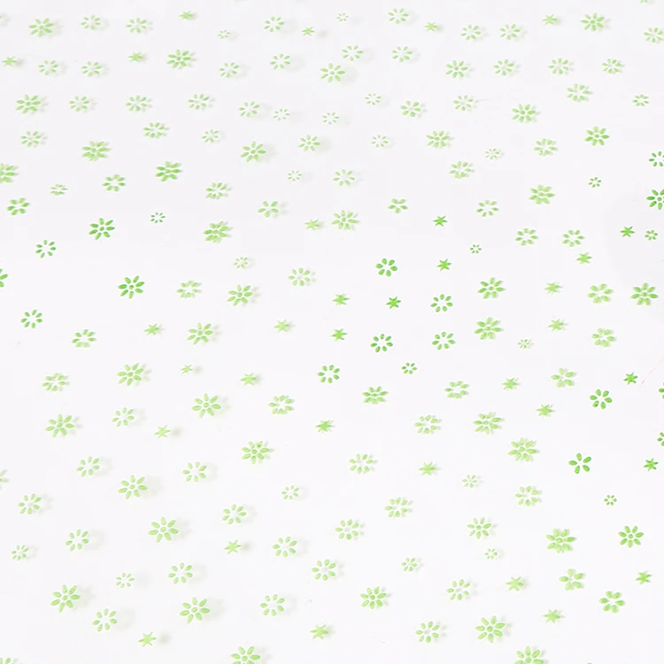 Modern Attractive Style Roll Cellophane Paper Flower Monolayer Plastic Film Printed Cellophane