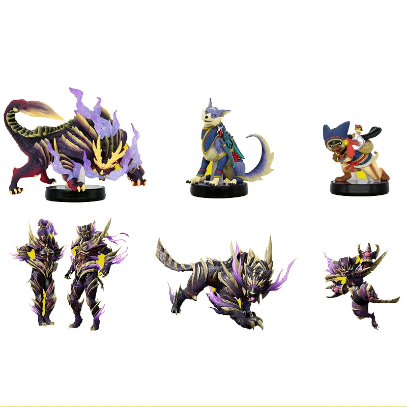 Монстр-Хантер RISE Amiibo Card для Nintendo switch and Lite