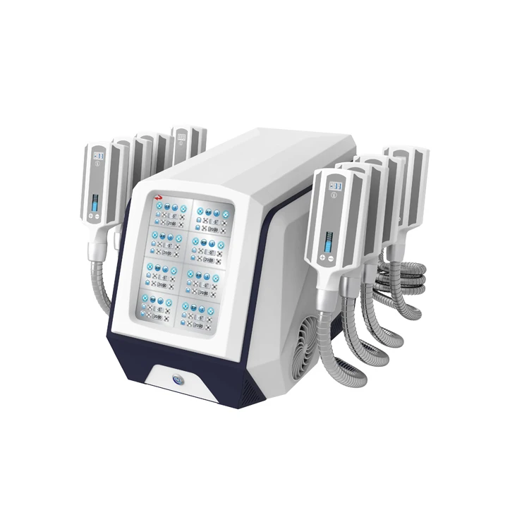 Non Invasive Cryolipolysis With 8 Cryo Plates For cellulite removal cold therapy for body contouring machine
