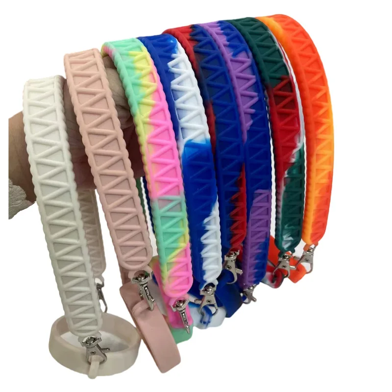 Silicone Water Bottle Holder Durable Cup Carrier Water Bottle Handle Strap Compatible with 40oz Tumbler Cup