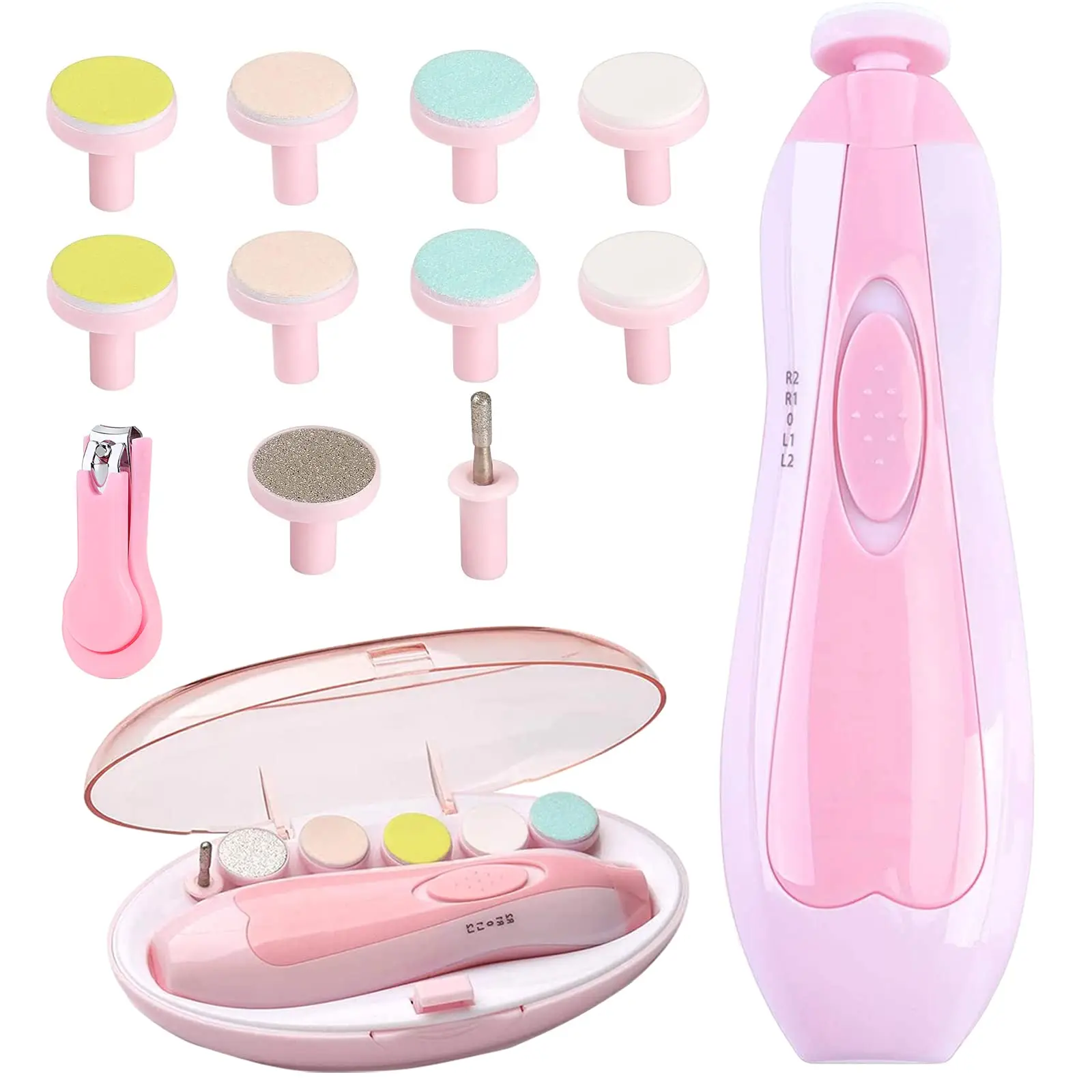 2022 new arrival professional automatic finger electric nail clipper polisher for baby