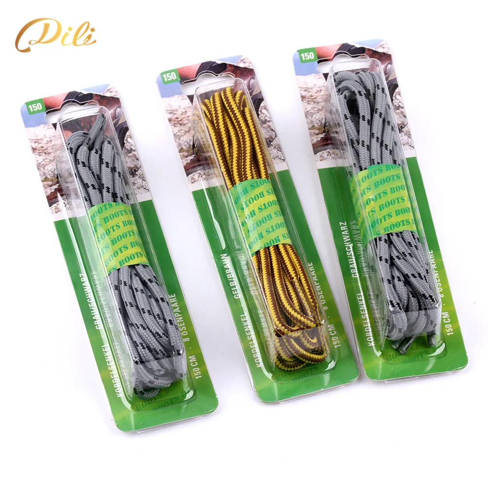 Amazon Hotsale Custom Packaging 5mm Round Polyester Shoelace Round Shoe laces High Quality Replacement Shoelaces