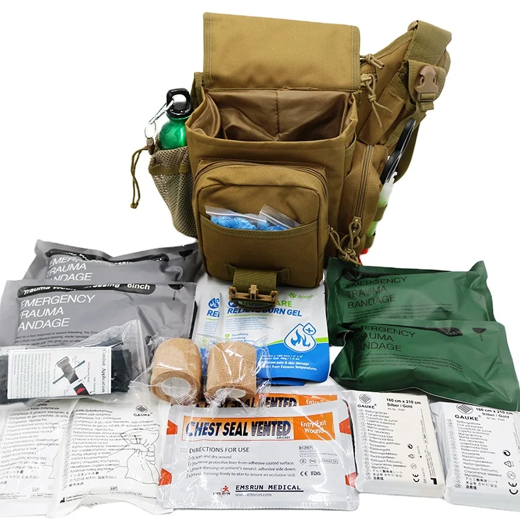 First aid kit ifak trauma kit with tourniquet utility pouch
