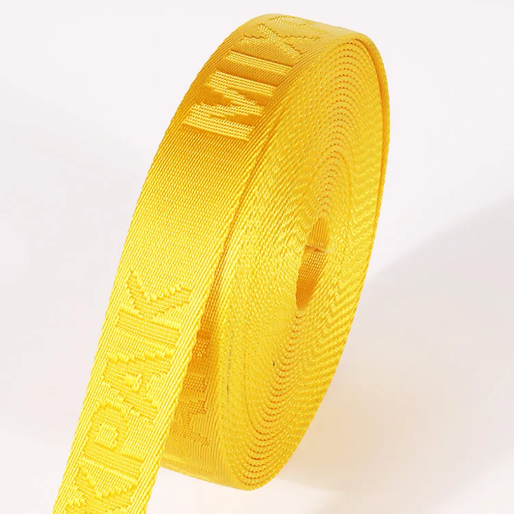 Custom High density 25mm nylon tape webbing for lanyard