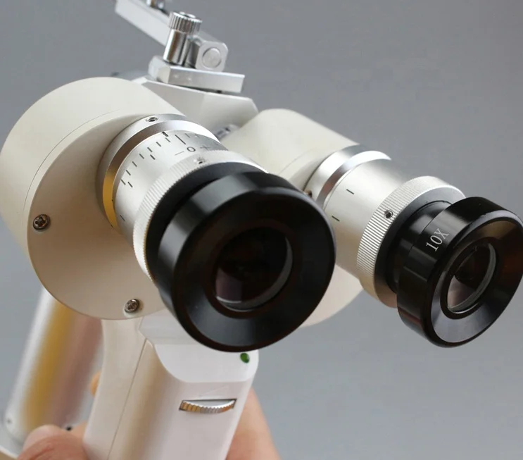 NPEYE001 Optical and Ophthalmic Digital Handheld LED Portable Slit Lamp Microscope